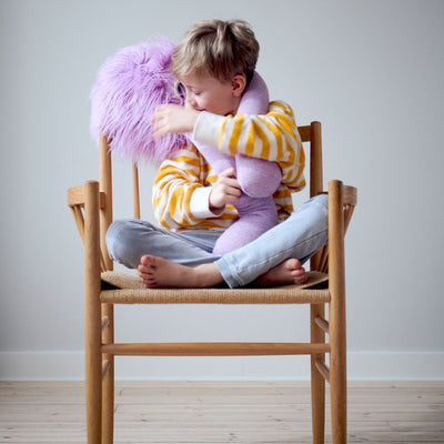 Hairy Hugger, Weighted Sensory Toy, Lilac